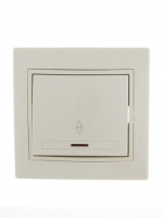 Lezard Мира диммер с фильтром СУ 1 кл. 16А (500Вт) бел. (корпус PC) 701-0202-116