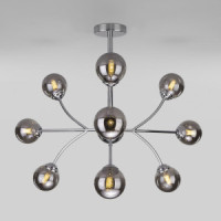 Eurosvet люстра 9x5W G9 810х810х600 мет хром/дымчатый Astro 30179 Умный дом a057445