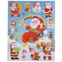 Наклейки стикеры &quot;Новый Год&quot; 25x19,5см YH-945 Волшебная страна