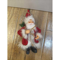 Фигура новогодняя LC0702 Дед Мороз 17 см в красной шубе (360)