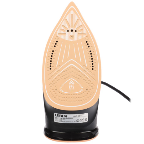 LEBEN Утюг с отпаривателем, 1600 Вт, подошва - керамическое покрытие, бак 150 мл