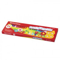 Пластилин классический BRAUBERG, 24 цвета, 500 г,  (Таиланд), картонная упаковка, 103351