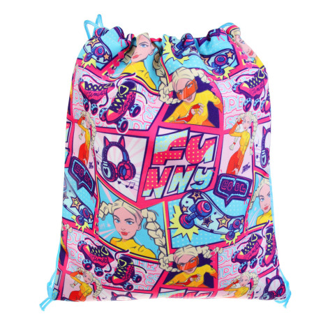 BY Русские Супергерои Мешок для обуви, 39х47см, сверхплотный п/э, 2-сторонняя печать "Заря фэшн"