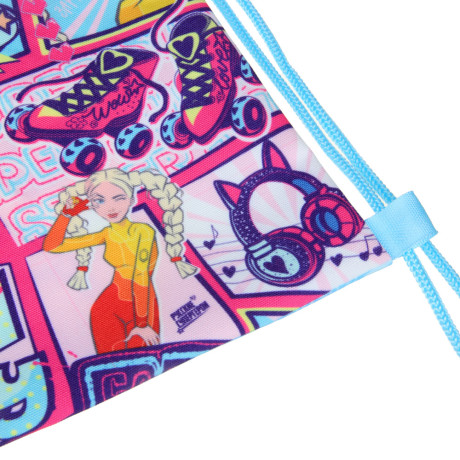 BY Русские Супергерои Мешок для обуви, 39х47см, сверхплотный п/э, 2-сторонняя печать "Заря фэшн"