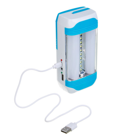 Фонарь-светильник тм ЕРМАК, LED, 2 режима, 800 мАч, USB, пластик, 70х50х145 мм