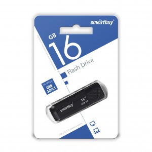 Флэш-диск (флэшка) USB 3.0 Smartbuy 16GB Dock Black (SB16GBDK-K3)