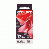 СТАРТ лампа св/д Шар G45 E14 13W(1040lm) 4000K 4K 80x45 матов пласт/алюм IC-драйвер 1339