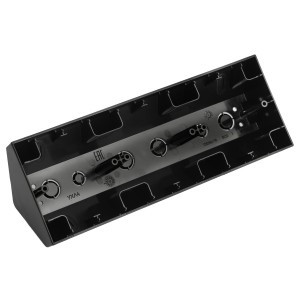 Bylectrica УЮТ коробка угловая 3 мест. для установки вык. и роз. черный (КУ-453)