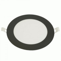 Feron св-к св/д встр. 9W 720Lm 4000K IP40 45LED 210х210х24 круг/черный AL500 51616