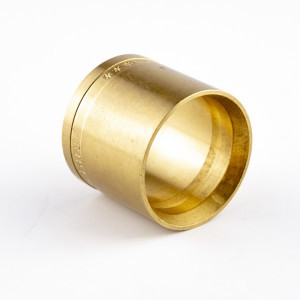 РосТурПласт Гильза аксиальная, 16, латунь, желтый, (инд.пакет), 34759