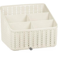 Органайзер ВЯЗАНИЕ 5 секции бел ротанг М2383 (12)