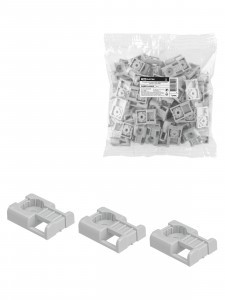 TDM площадка под хомуты для прямого монтажа (100шт/уп, цена за шт) серая (100!) SQ0516-0503