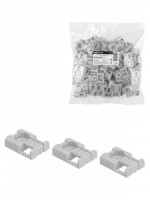 TDM площадка под хомуты для прямого монтажа (100шт/уп, цена за шт) серая (100!) SQ0516-0503