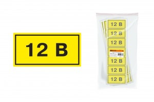 TDM символ "12В" 35х100мм (21!) SQ0817-0002