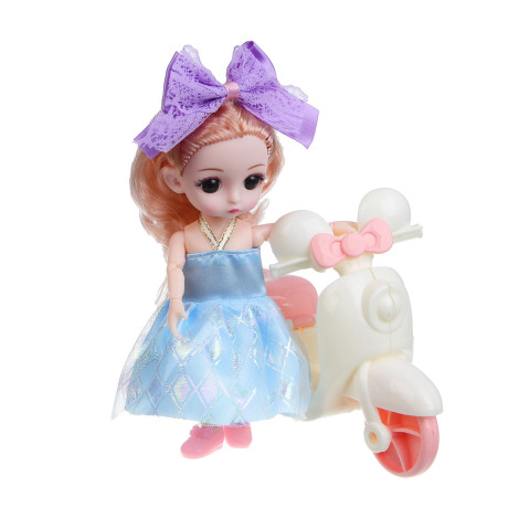 ИГРОЛЕНД Кукла 15 см с акс. и питомцами, PVC, PP, ABS, 45х8х24 см