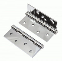 Петля под врезку РЕНЦ 100*75*2,5, 4 подшип. б/колп. хром блест. IN100-4BB FH CP(2шт)