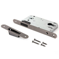 Замок врез МАГНИТНЫЙ 5300-M-GRF (матовый) Apecs (межос -85мм)  \40