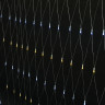 СНОУ БУМ Гирлянда эл. сеть водопад 1,6x1,6м, 144LED,белый/шампань, 8 режимов, ПВХ прозр.,220В