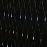 СНОУ БУМ Гирлянда эл. сеть водопад 1,6x1,6м, 144LED,белый/шампань, 8 режимов, ПВХ прозр.,220В