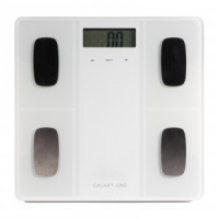 Весы-анализаторы напольные электр GALAXY LINE GL-4854, белое стекло