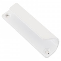 Ручка балконная металлическая белая (120,100,10!!!)