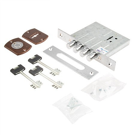 Замок врез ЗВ8-8М/13 с ответ. планкой, 3ключа (4 ригеля) Рязань \18