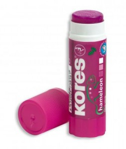 Клей-карандаш 15г  Chameleon (исчезающий цвет) '16511 Kores 26420