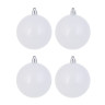 СНОУ БУМ Набор шаров 4шт 8см пластик, белый, 26-233