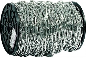 Цепь ЗУБР длиннозвенная, DIN 763, оцинк. сталь, d=4мм, L=70м