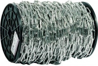 Цепь ЗУБР длиннозвенная, DIN 763, оцинк. сталь, d=4мм, L=70м