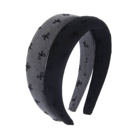 ЮНИLOOK Ободок для волос, 3см, полиэстер, пластик, 2 цвета, ACS25-17