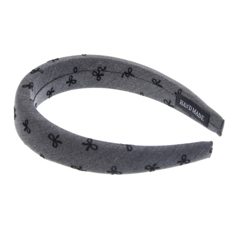 ЮНИLOOK Ободок для волос, 3см, полиэстер, пластик, 2 цвета, ACS25-17