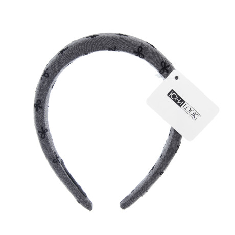 ЮНИLOOK Ободок для волос, 3см, полиэстер, пластик, 2 цвета, ACS25-17