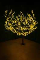 Дерево &quot;Сакура&quot;  1,5м, d кроны 1,8м, желтые , IP 54, 24В, трансф. 864LED  531-101 Neon Night