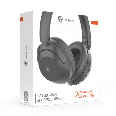 BY Наушники беспроводные полноразмерные FlexTunes, 400мАч, BT5.3, чёрный