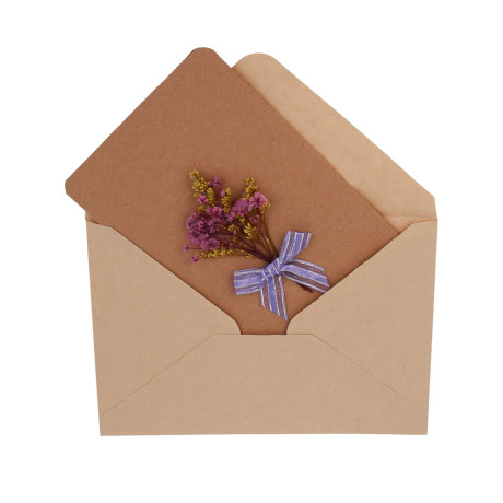 Открытка, 9,5x15 см, бумага, 6 дизайнов