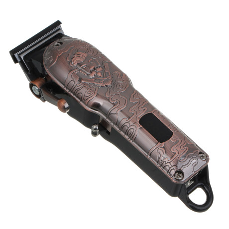 LEBEN Машинка для стрижки, 900 мА/ч, 3 часа работы, дисплей, 4 насадки 1,5/3/4/6 мм, масло, расчёска