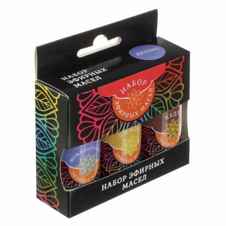 Набор для бани в портфеле "Набор банного благополучия" (шапка, рукавица, коврик, масла)