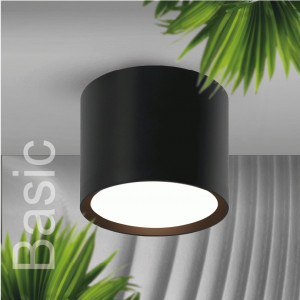 Wolta св-к накл. спот GX53 max20W цилиндр черный D82x70 WSL-GX53/01BL