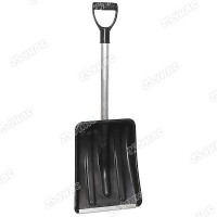 Лопата снег пласт АВТОМОБИЛЬНАЯ быстро съёмный черенок алюминевая планка V-ручка /5