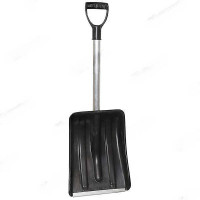 Лопата снег пласт АВТОМОБИЛЬНАЯ быстро съёмный черенок алюминевая планка V-ручка /5