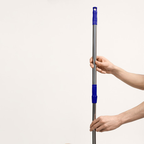 VETTA Окномойка с телескопической ручкой 110см, синяя, арт.KFC004