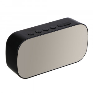 Будильник электронный, 13x6,5x3,5 см, USB/3xAAA, пластик, цвет корпуса черный