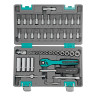 Набор инструментов, 1/4", Cr-V, S2, усиленный кейс, 47 предметов Stels