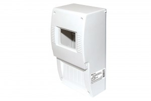 TDM Щит (корпус) квартирный пластик ЩК 26-004 2-6 мод. без дверки (270х150х110мм) белый SQ0906-0017