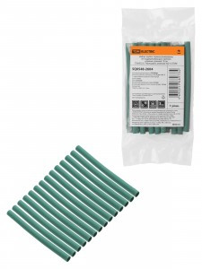 TDM термоусадка трубка ТТкНГ (3:1) 4,8/1,5 зеленая 10см (14шт/уп, цена за уп) SQ0548-2604