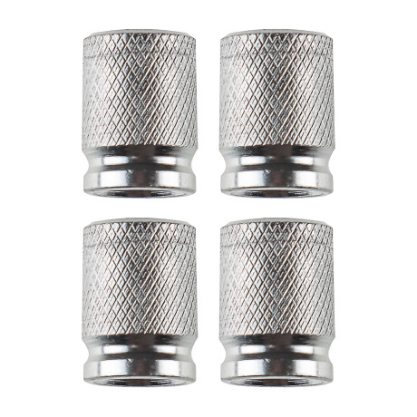 ЕРМАК Набор заглушек ниппеля 4шт., серебро