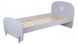 Кровать детская Polini kids Mirum, 1910, серый (мест 2)