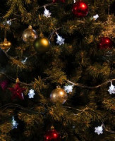 Гирлянда-нить ULD-S0280-020/DTA SNOWFLAKES &quot;Снежинки&quot; 20LED белый 2,8м, 8реж. IP20, 2W Uniel