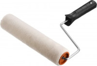 Валик малярный ЗУБР &quot;ОПТИМА - ВЕЛЮР&quot; в сборе, ворс 4мм, бюгель 6мм, 40х240мм